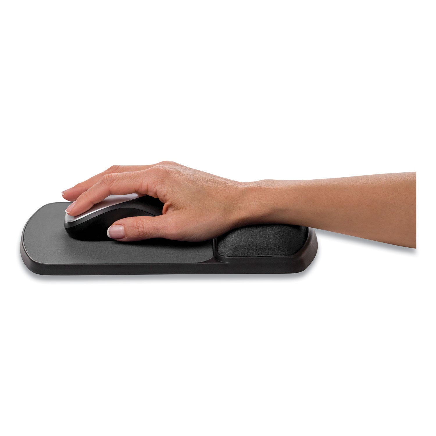 0.94" Height x 6.25" Width x 10.13" Depth - Platinum, Graphite - Gel - Wear Resistant, Tear Resistant, Skid Proof - 1 Each