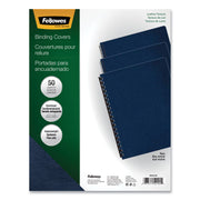Fellowes Executive Presentation Covers - 11.3" Height x 8.8" Width x 0.1" Depth - For 8 3/4" x 11 1/4" Sheet - Rectangular - Navy - Vinyl - 1 Pack