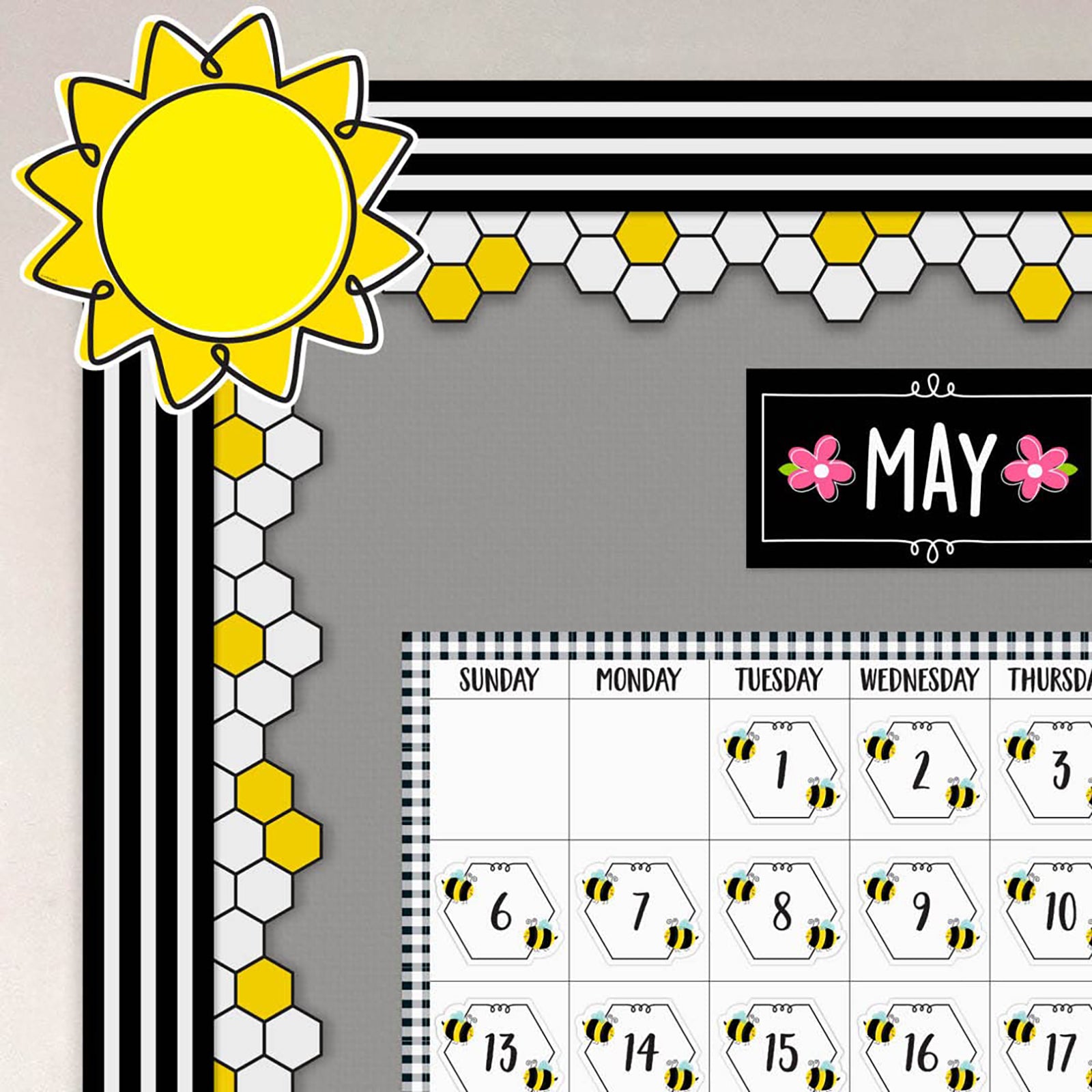 Busy Bees Honeycomb EZ Border™, 48 Feet