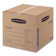 Internal Dimensions: 18" Width x 18" Depth x 16" Height - External Dimensions: 18.3" Width x 18.3" Depth x 16.4" Height - Medium Duty - Corrugated - Kraft, Black - Recycled - 1 Carton