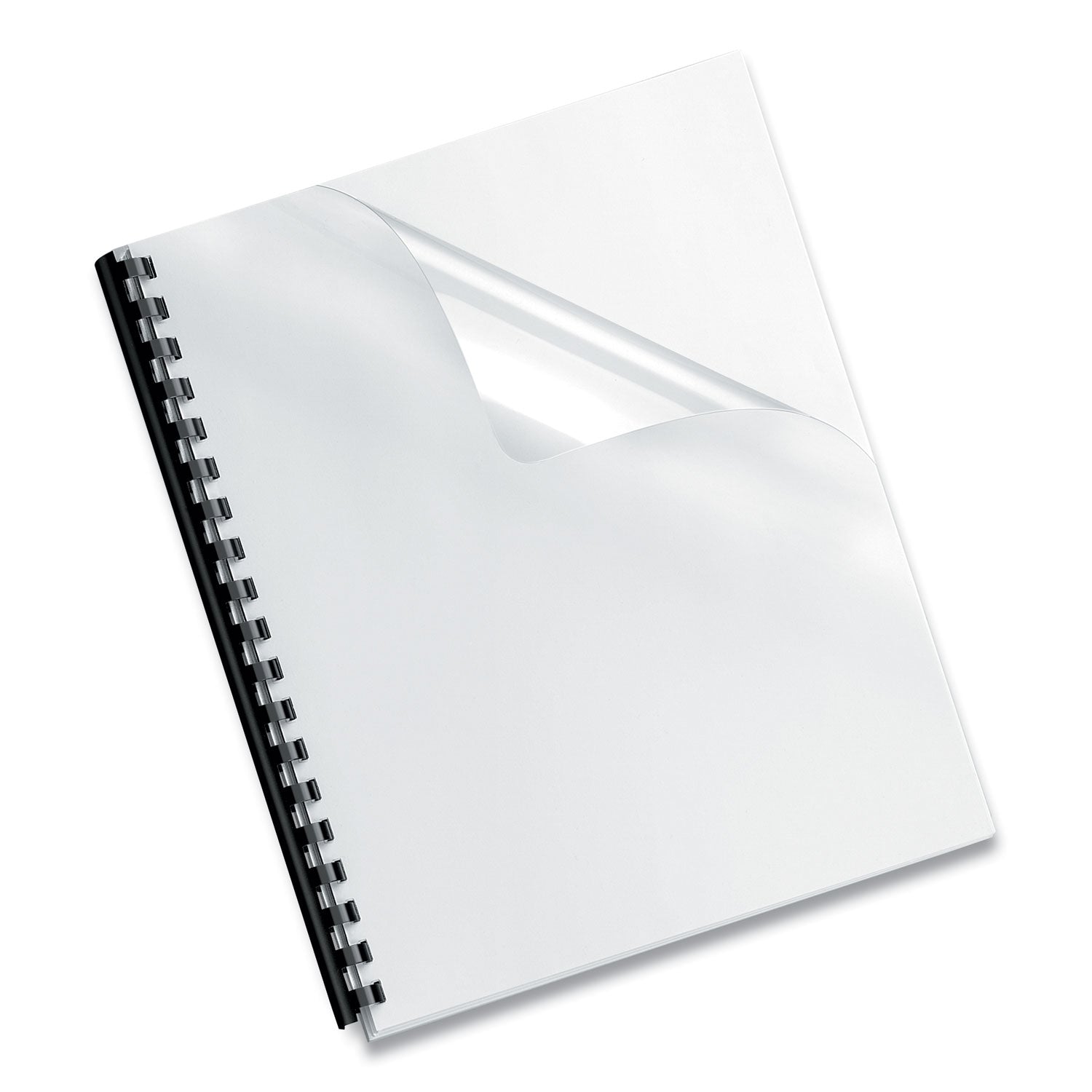 11" Height x 8.5" Width x 0" Length - For Letter 8 1/2" x 11" Sheet - Rectangular - Clear - Polyvinyl Chloride (PVC), Plastic - 1 Pack