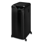 Micro Cut - 600 Per Pass - for shredding Staples, Paper Clip, Paper, Credit Card, Junk Mail - 0.078" x 0.547" Shred Size - P-5 - 9" Throat - 22 gal Wastebin Capacity - Black