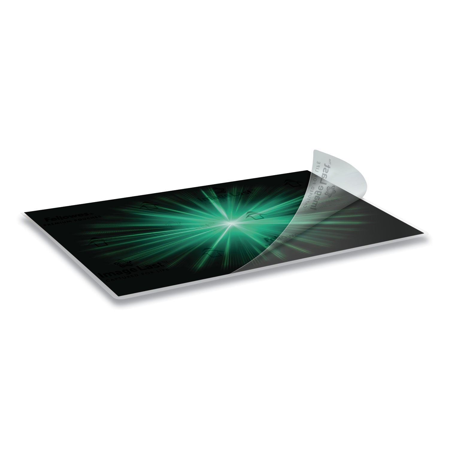 Fellowes ImageLast Jam-Free Thermal Laminating Pouches, Letter Size 9" x 11.5", 3 mil Thickness, Clear, 1 Pack