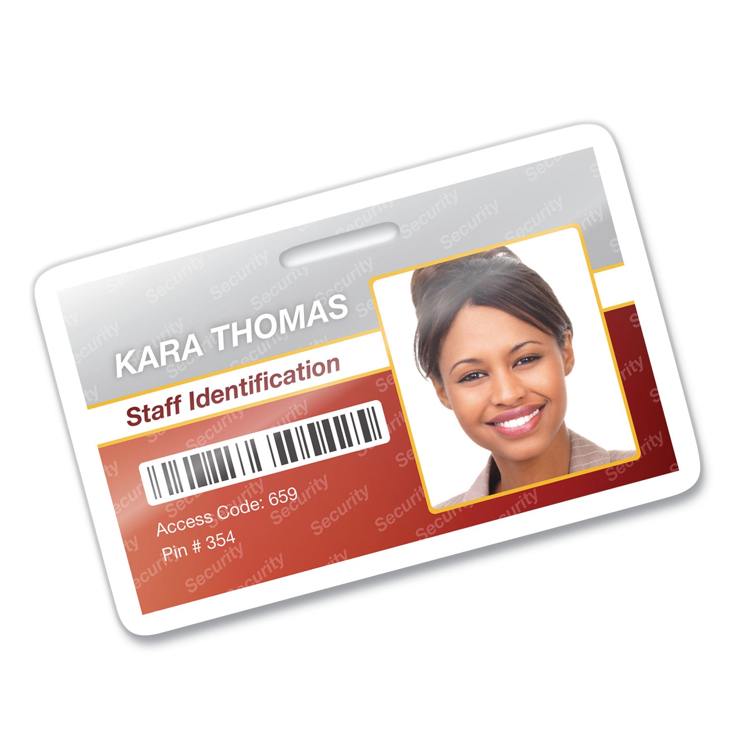 Laminating Pouch/Sheet Size: 3.88" Width x 5 mil Thickness - Glossy - for ID Badge - Durable, Easy to Use - Clear - 25 / Pack