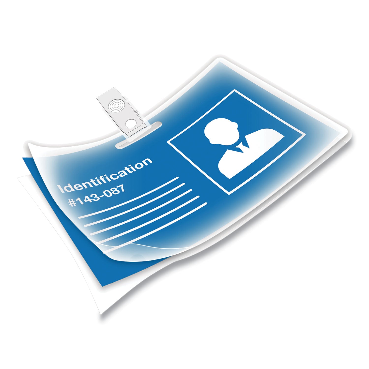 Fellowes Punched ID Card Glossy Thermal Laminating Pouches - Laminating Pouch/Sheet Size: 3.88" Width x 7 mil Thickness - Type G - Glossy - for Document, ID Card - Durable, Pre-punched - Clear - 100 / Pack