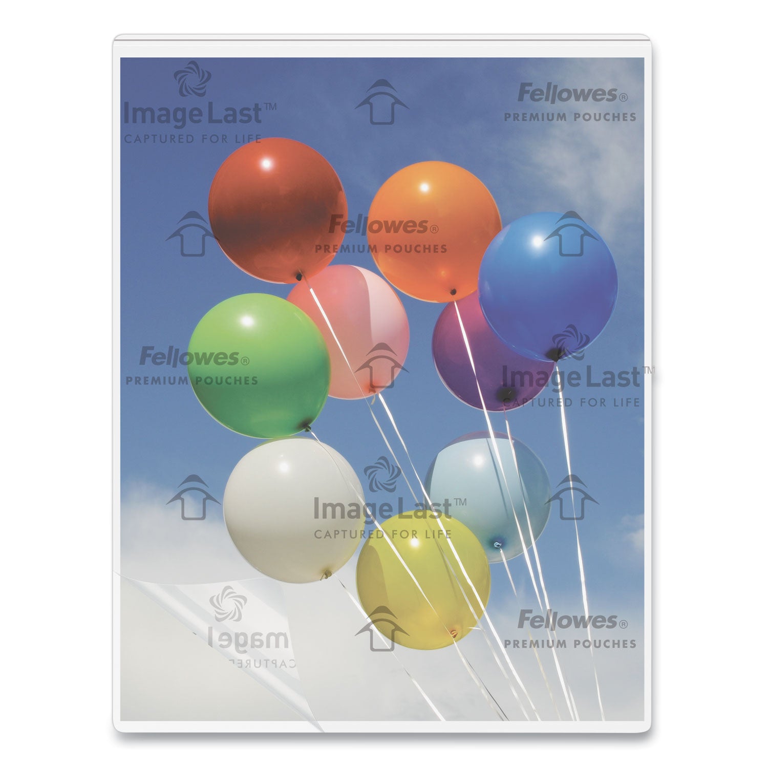 Fellowes ImageLast Thermal Laminating Pouches, Letter Size, 9" x 11.5", 3 mil, Glossy, Clear, 1 Box