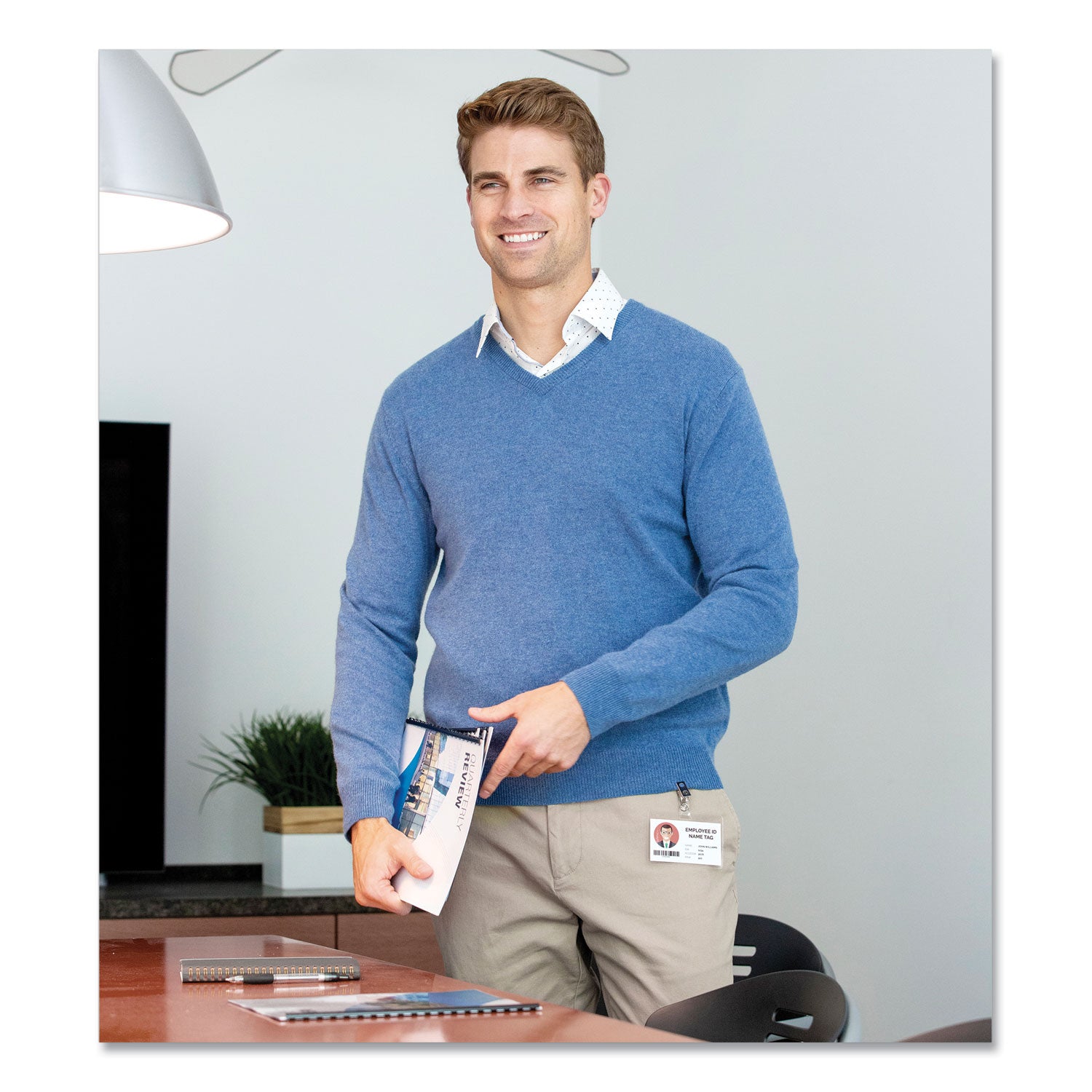 Laminating Pouch/Sheet Size: 3.88" Width x 5 mil Thickness - Glossy - for ID Badge - Durable, Easy to Use - Clear - 25 / Pack