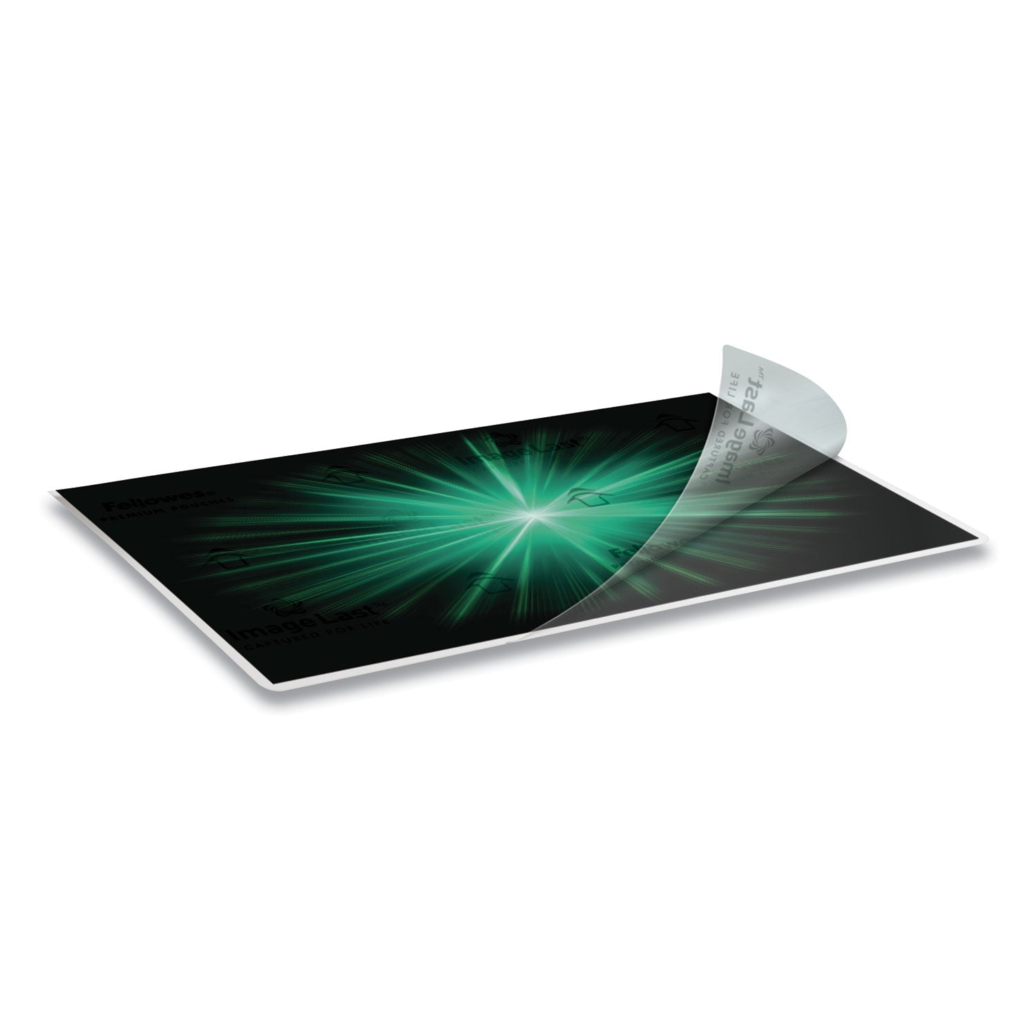 Fellowes ImageLast Thermal Laminating Pouches, Letter Size, 9" x 11.5", 3 mil, Glossy, Clear, 1 Box