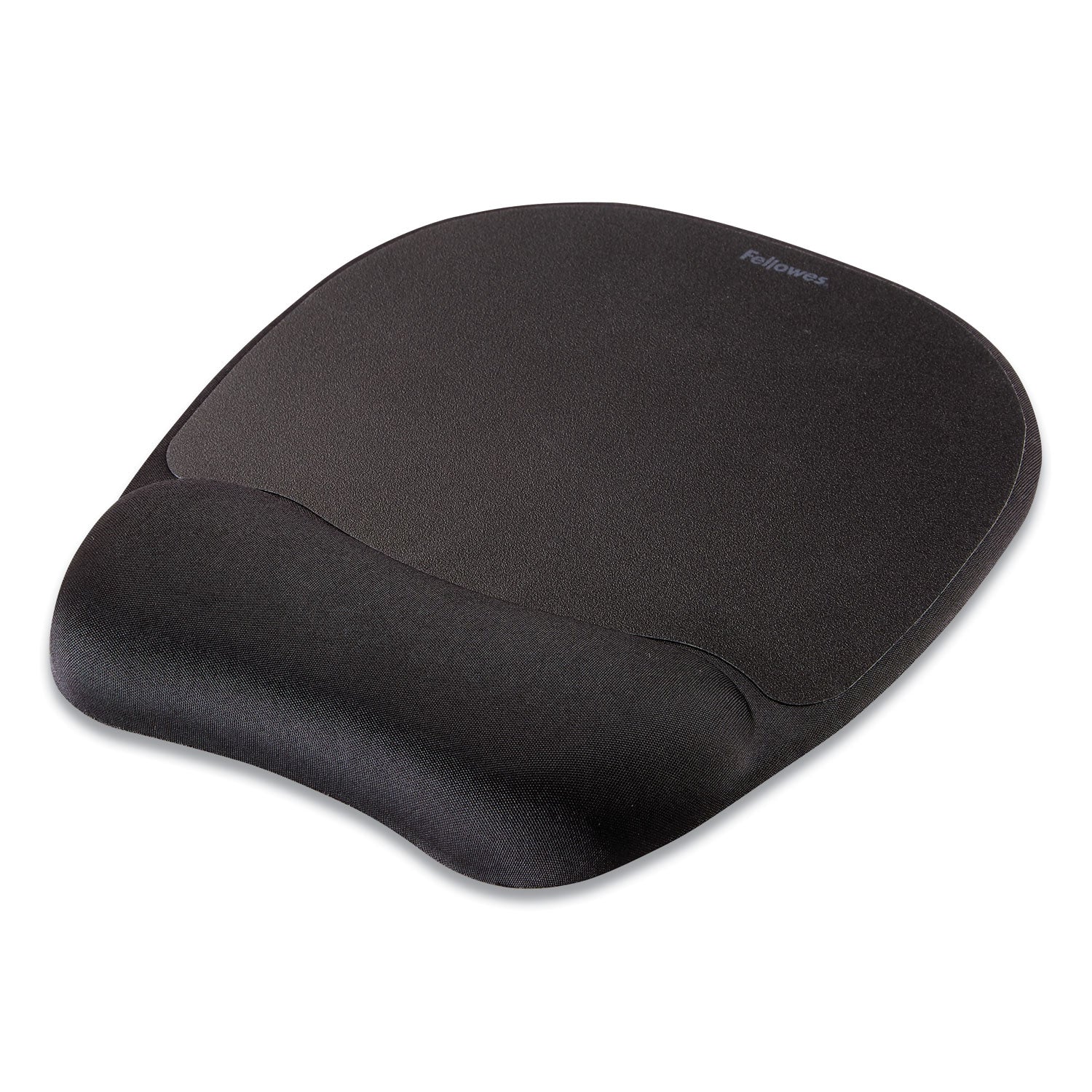 Fellowes Memory Foam Mouse Pad/Wrist Rest - 1" Height x 7.94" Width x 9.25" Depth - Black - Memory Foam - Wear Resistant, Tear Resistant, Skid Proof - 1 Each