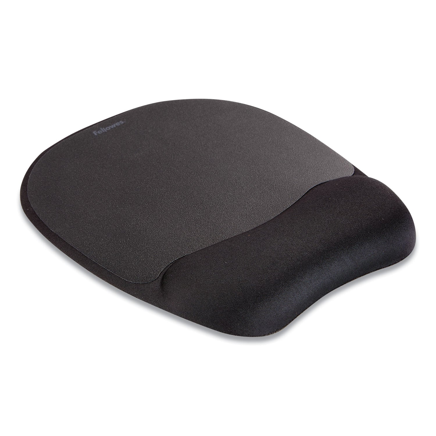 Fellowes Memory Foam Mouse Pad/Wrist Rest - 1" Height x 7.94" Width x 9.25" Depth - Black - Memory Foam - Wear Resistant, Tear Resistant, Skid Proof - 1 Each