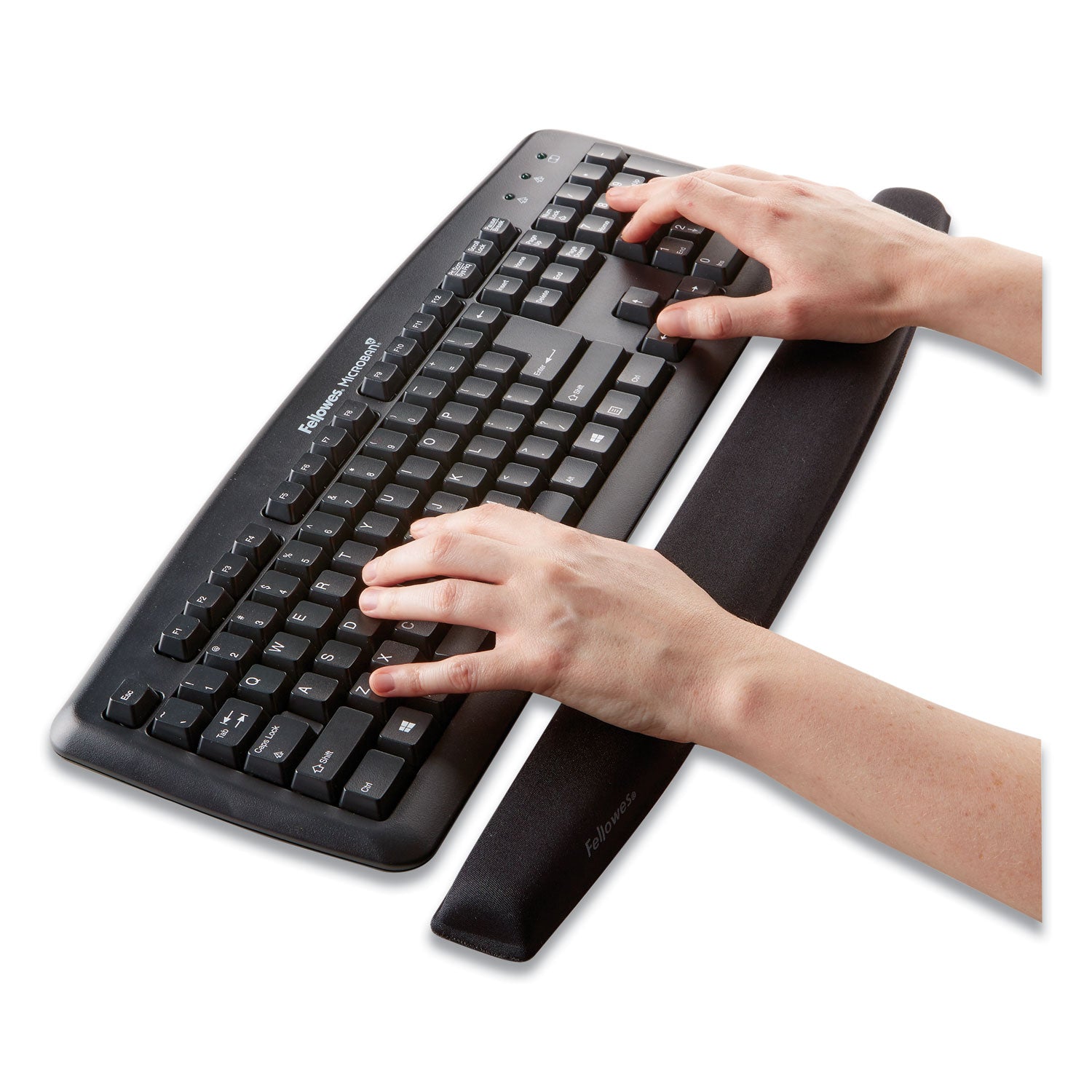 0.94" Height x 19.31" Width x 2.31" Depth - Black - Memory Foam - Wear Resistant, Tear Resistant, Skid Proof - 1 Each