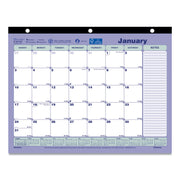 Brownline Monthly Desk Pad Calendar, 11" x 8-1/2" , English