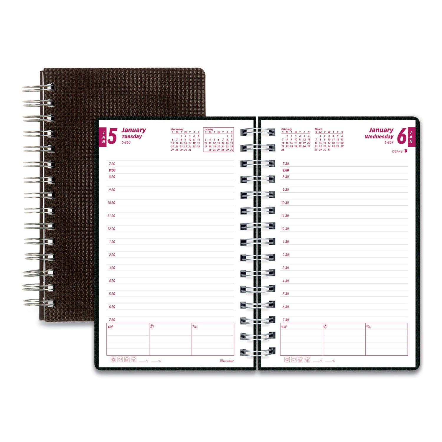 Brownline DuraFlex Daily Appointment Book / Monthly Planner
