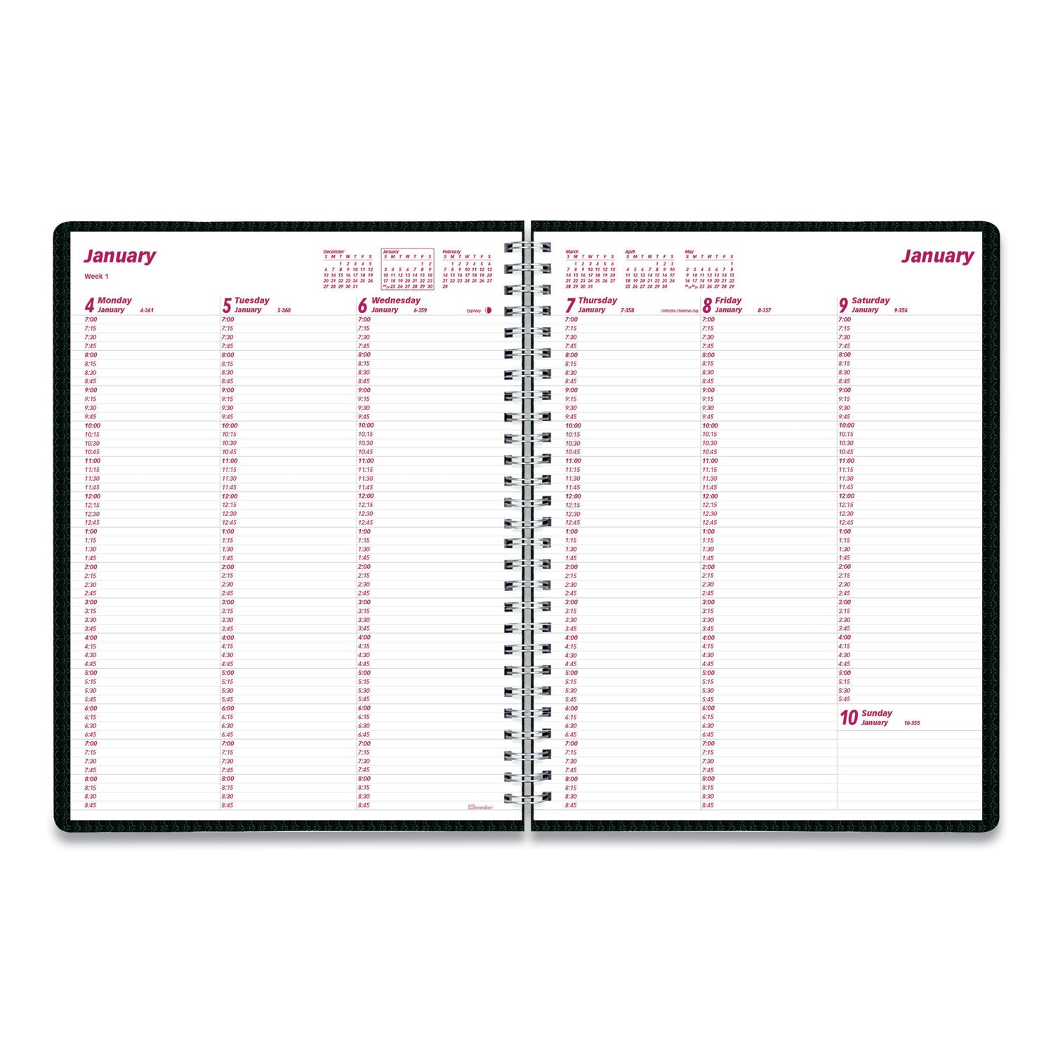 Brownline DuraFlex Weekly Planner