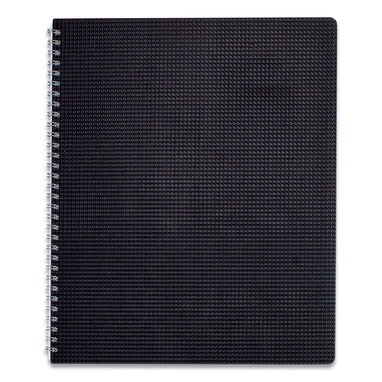 Brownline Monthly Planner, 14-Month, December 2025–January 2027, Twin Wire, 7 1/8" x 8 7/8", Black Textured Poly Cover, FSC Certified, 1 Each