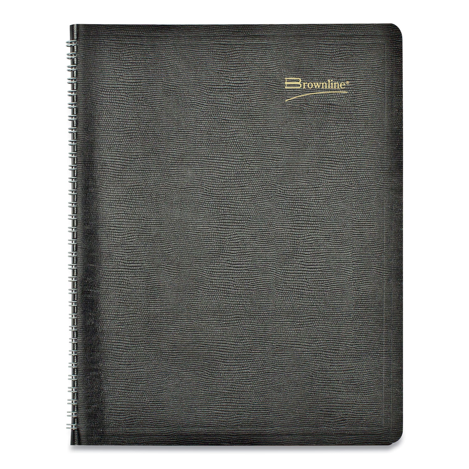 Brownline Monthly Planner - Monthly - 14 Month - December 2025 to January 2027 - Wire Bound - Black Cover - Reference Calendar - 1 Each