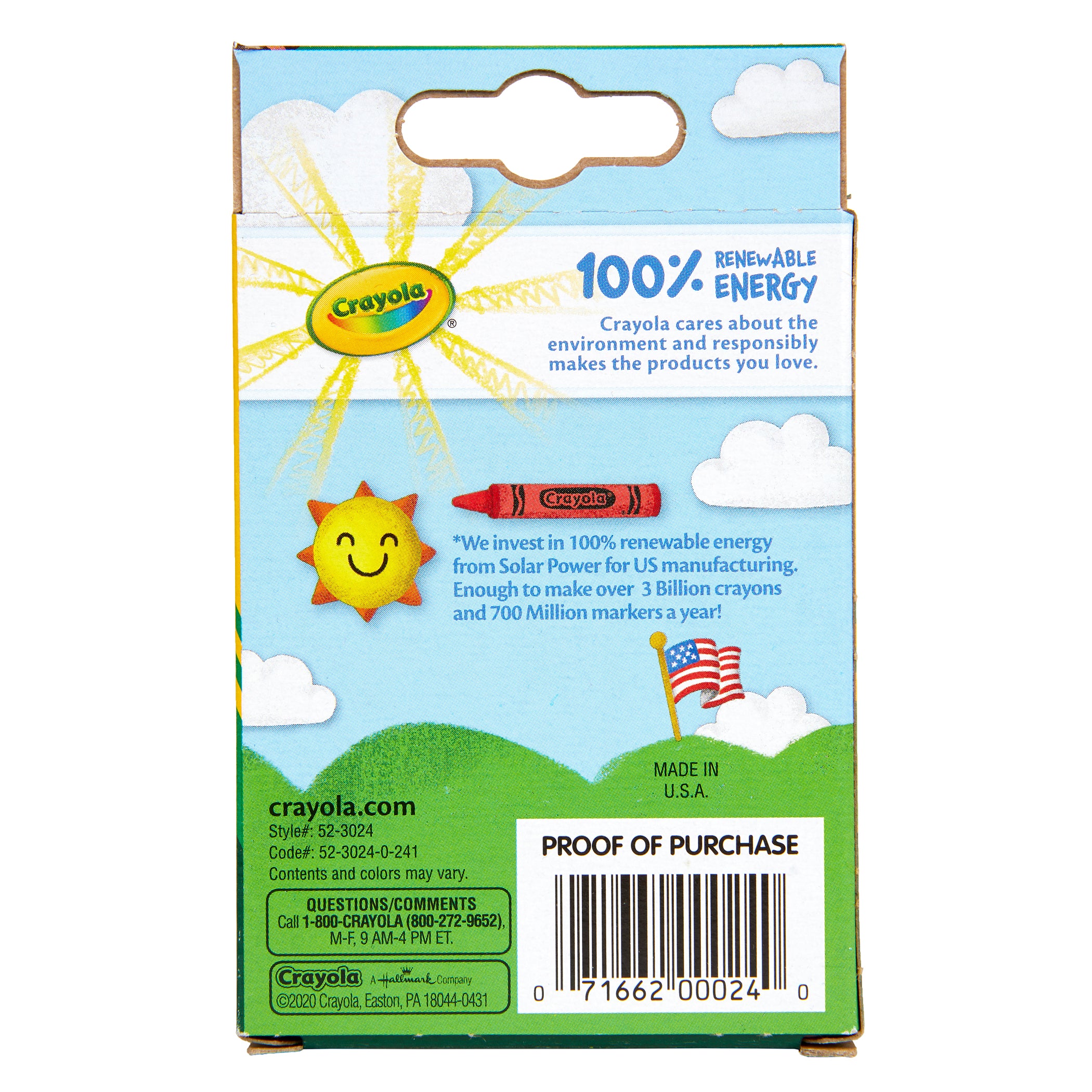 Crayons, Regular Size, 24 Count