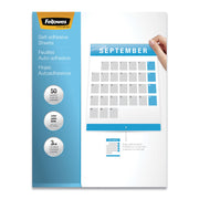 Sheet Size Supported: Letter - Laminating Pouch/Sheet Size: 9.25" Width x 3 mil Thickness - Type G - Glossy - for Document, Photo - Self-adhesive, Single Sided - Clear - 1 Pack