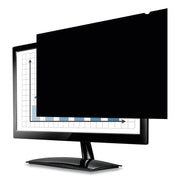 Fellowes PrivaScreen Blackout Privacy Filter Crystal Clear, Black - For 23" Widescreen LCD Monitor - 16:9 - Fingerprint Resistant, Scratch Resistant - Polyethylene - 1 Each - TAA Compliant