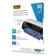 Fellowes Letter-Size Thermal Laminating Pouches - Sheet Size Supported: Letter 8.50" Width x 11" Length - Laminating Pouch/Sheet Size: 9" Width x 3 mil Thickness - Glossy - for Document - Photo-safe, Durable - Clear - 1 Pack