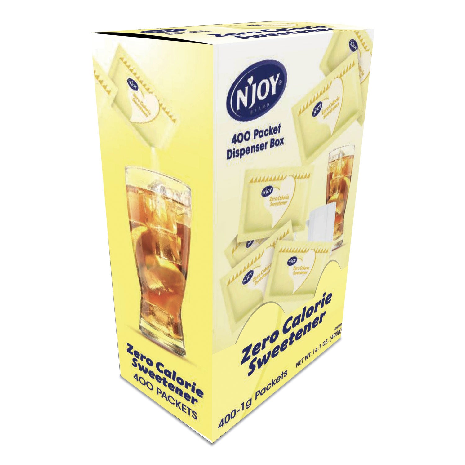 Yellow Sucralose Zero Calorie Sweetener, 0.04 oz Packet, 400/Box