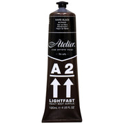 A2 Heavy Body Lightfast Artist Acrylic, 4 oz., Mars Black