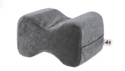 Leg Spacer Positioning Support Pillow with Deluxe Gray Cover, Standard