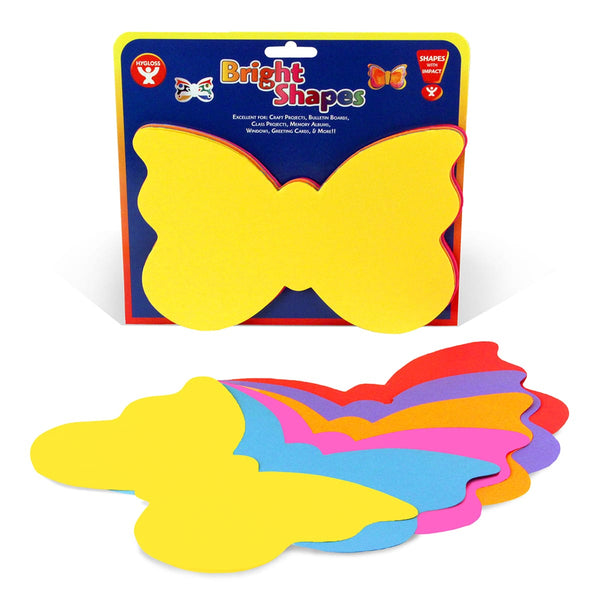 Bright Cutouts - 240 ct., 8" Butterfly, White