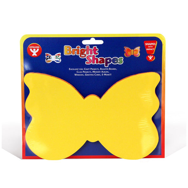 Bright Cutouts - 40 ct., 8" Butterfly, White