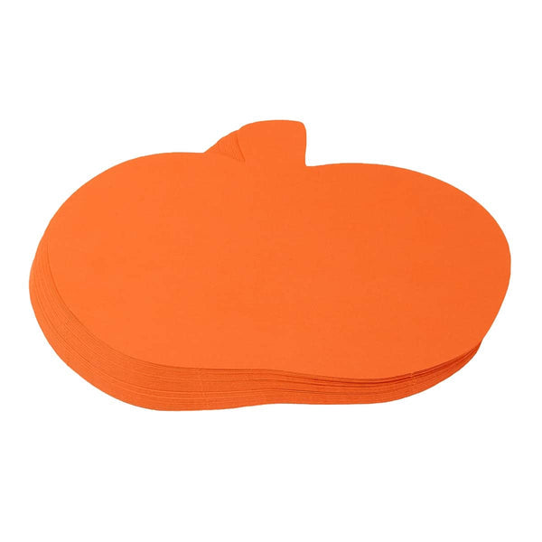 Bright Cutouts - 240 ct., 8" Pumpkin, White