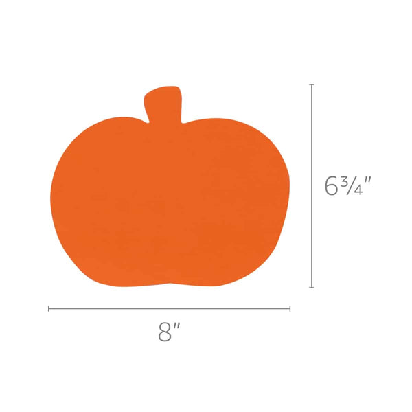 Bright Cutouts - 240 ct., 8" Pumpkin, Orange