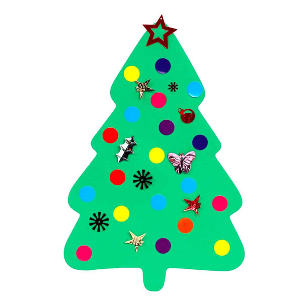 Bright Cutouts - 240 ct., 7" Christmas tree, Green