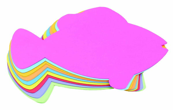 Bright Cutouts - 40 ct., 7.5" Fish, Asst'd Colors