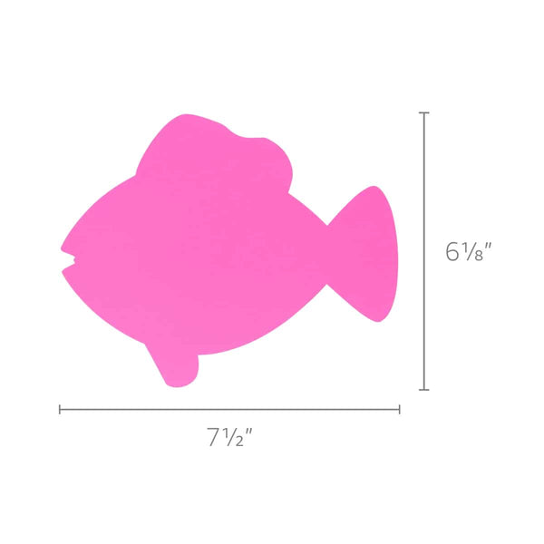 Bright Cutouts - 240 ct., 7.5" Fish, White