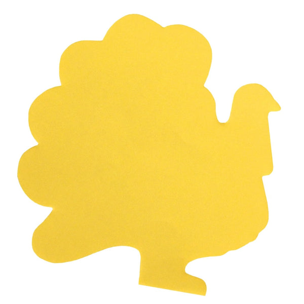 Bright Cutouts - 40 ct., 5.5" Turkey, Asst'd Colors