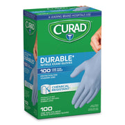 Powder-Free Nitrile Exam Gloves, One Size, Blue, 100/box