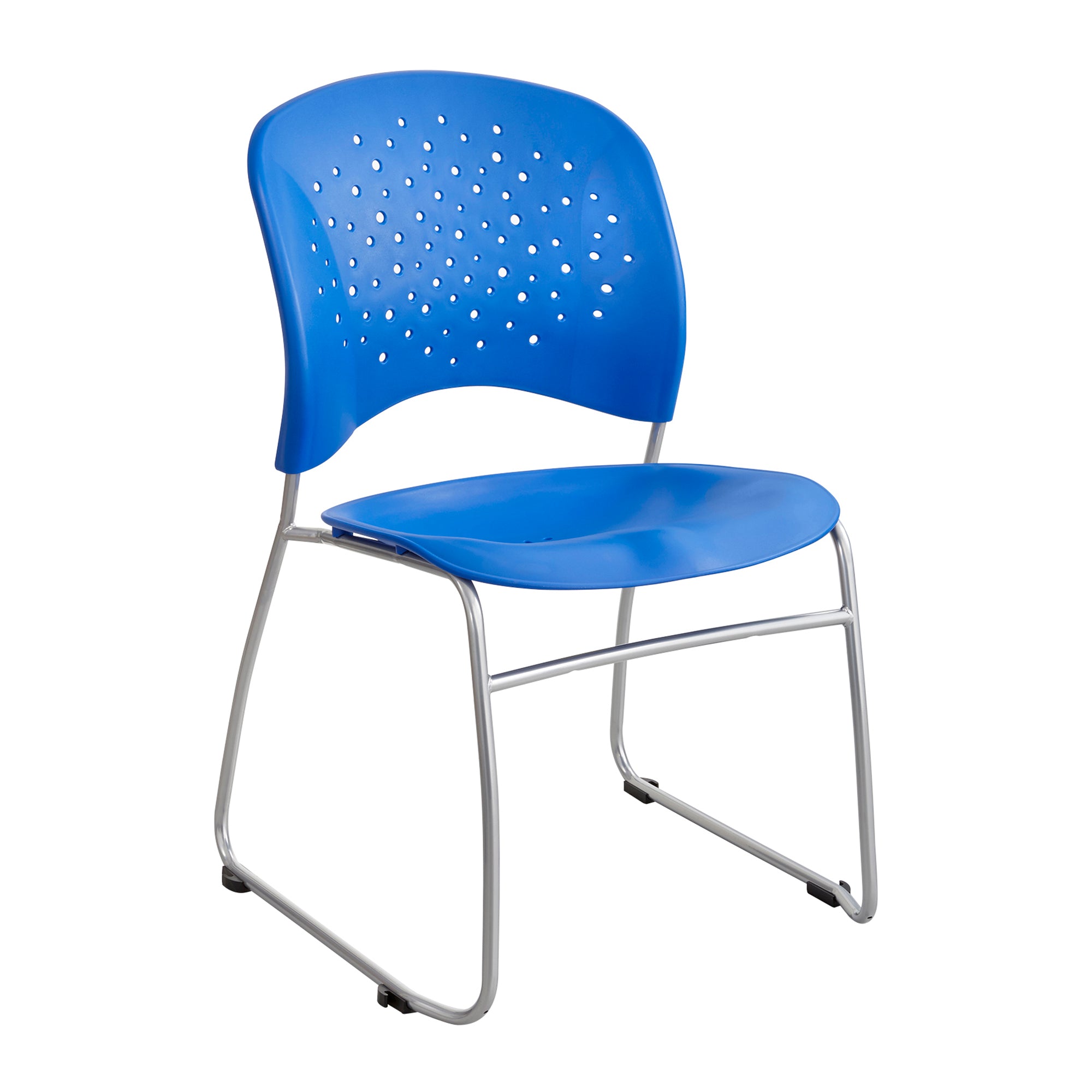 Reve Sled Chair Rd Back Blu 2E