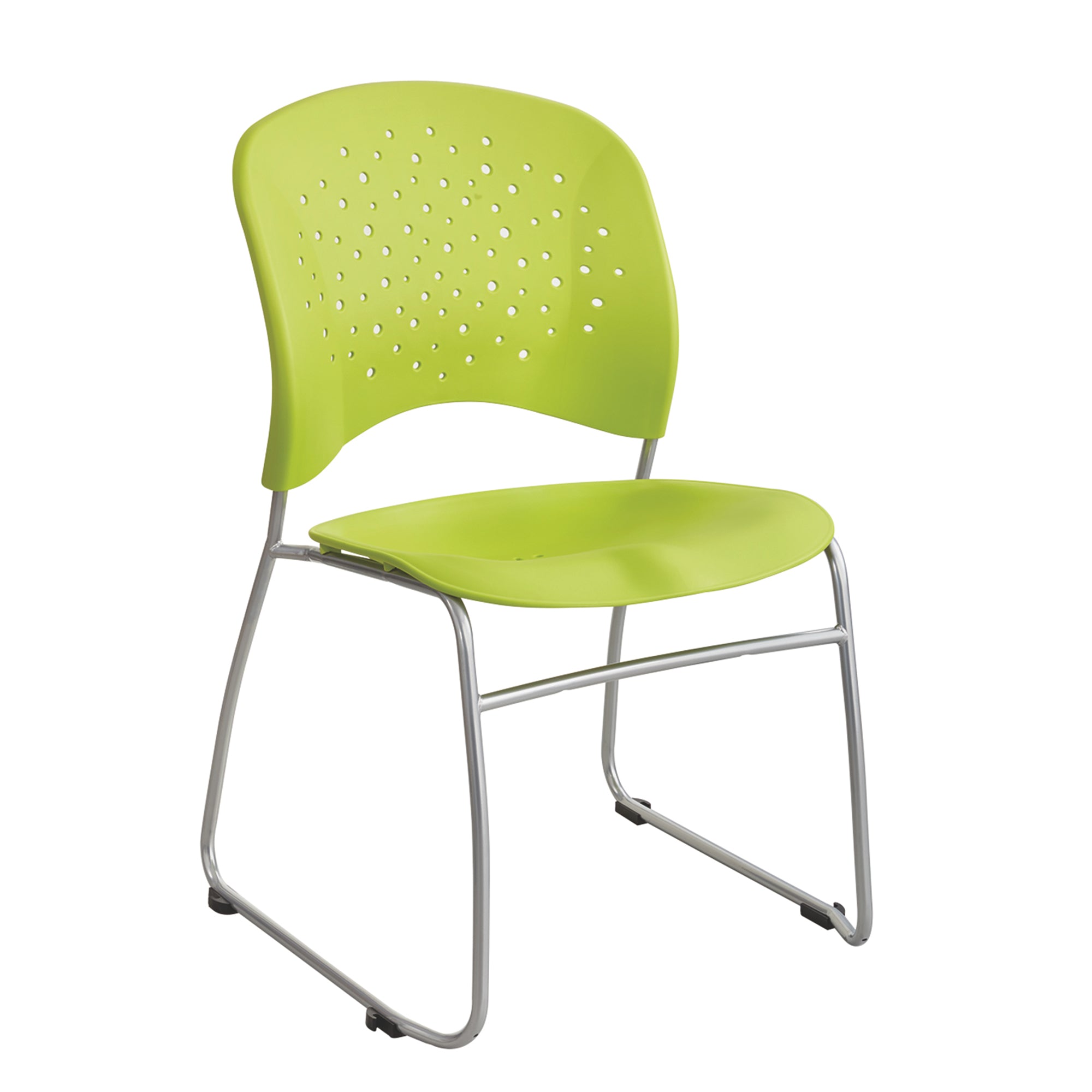 Reve Sled Chair Green 2E