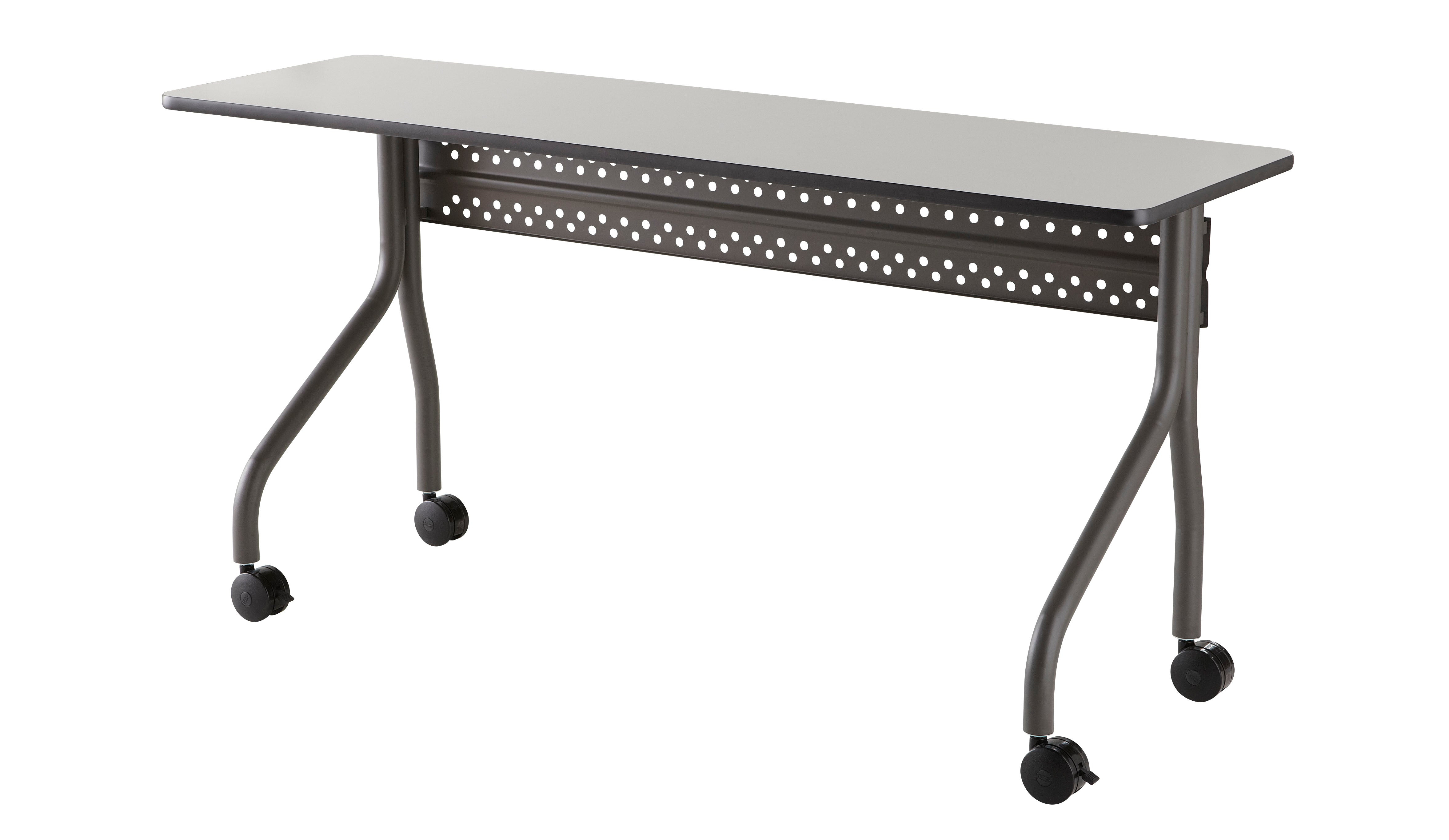 OfficeWorks™ Mobile Training Table, Gray - 18" x 60"