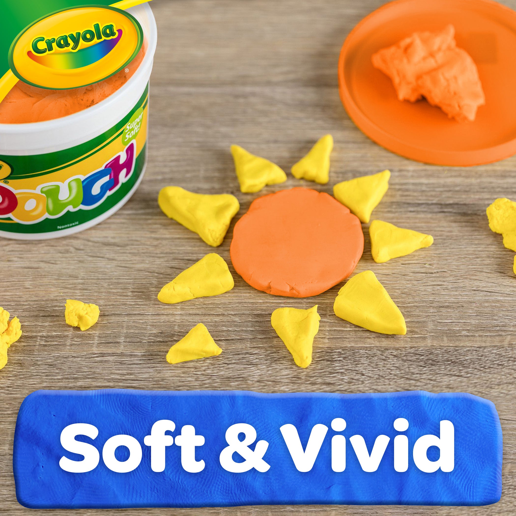 Super Soft Modeling Dough, Orange, 3 lbs.