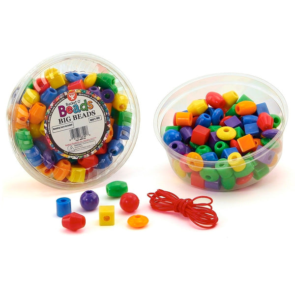 Big Beads - 16 oz. Approx. 100 beads -  Opaque