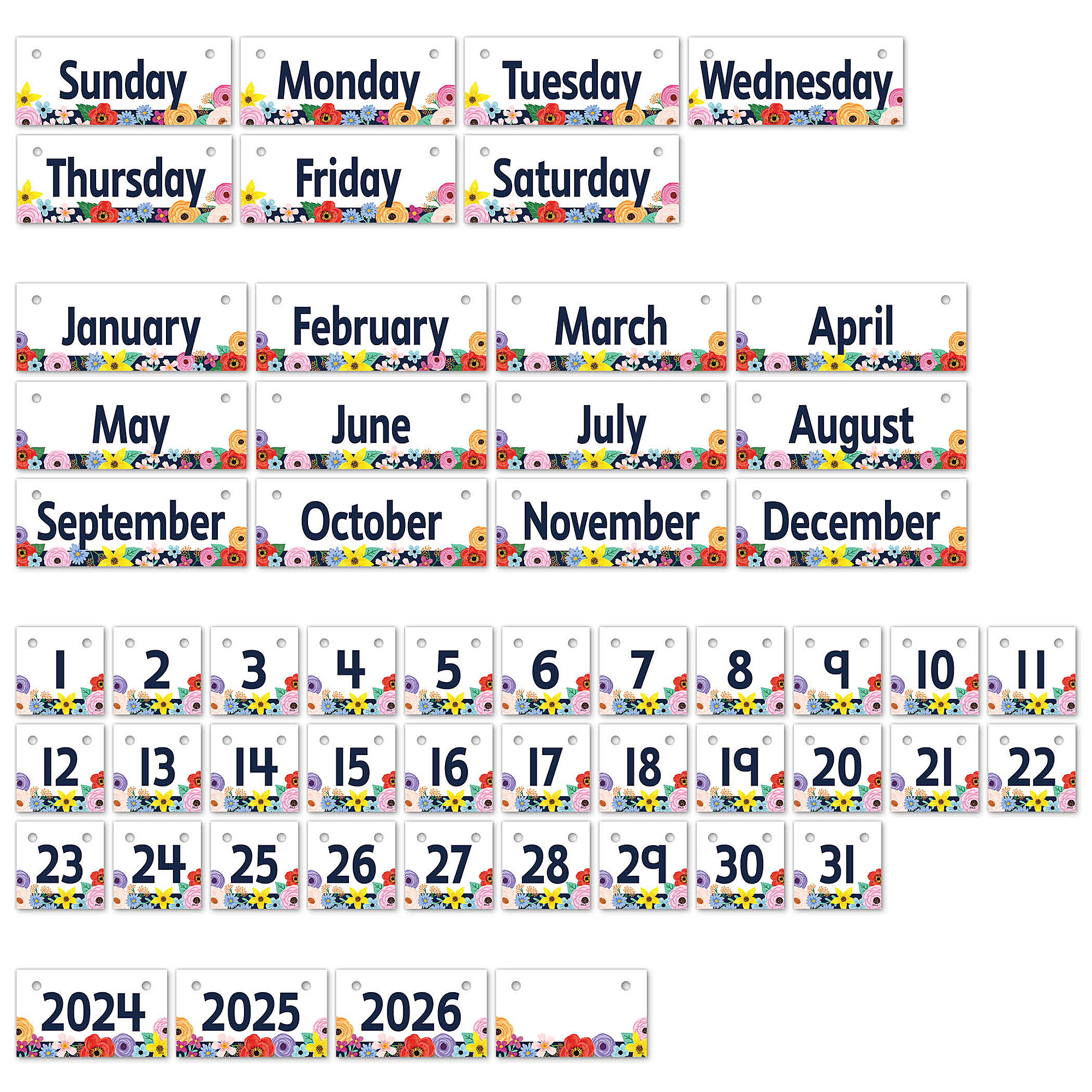 Wildflowers Flip Calendar