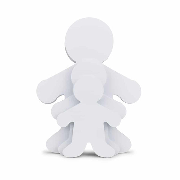 People Paper Cutouts - 5", 6", 8.5" Assortment 25 pc each, 75 total count