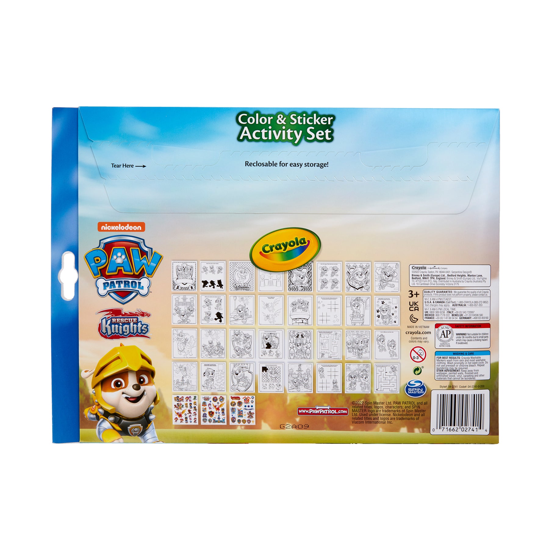 Color & Sticker Activity Set, Paw Patrol
