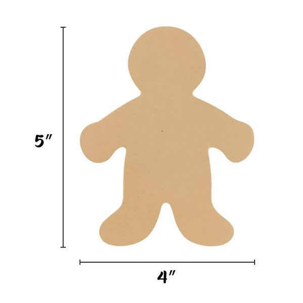 People Paper Cutouts - Culturally Diverse Family, Textweight, 5" Wee Kid - 25 ct
