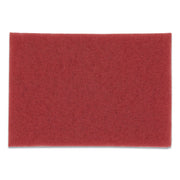 Low-Speed Buffer Floor Pads 5100, 20 X 14, Red, 10/carton