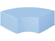 Quarter Circle - Light Blue
