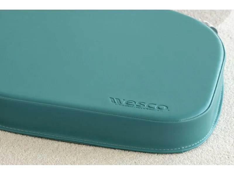 Nomad Pouffe - Teal, 19.7"L x 16.5"W x 2.4"H