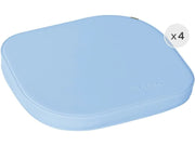 Nomad Pouffe - Light Blue, Pack of 4