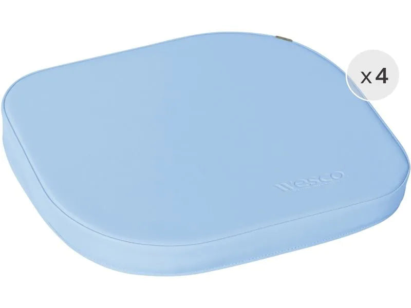 Nomad Pouffe - Light Blue, Pack of 4